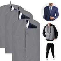 Capa Protetora De Roupas Vestido/Terno Impermeável Com Zíper Capa Protetora De Roupas Vestido/Terno Impermeável Com Zíper