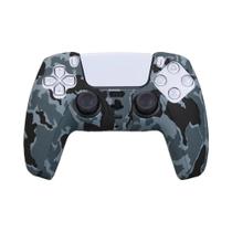 Capa Protetora De Silicone Antiderrapante Para Controle PS5 Slim Com Grips Para Os Dedos Para