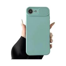 Capa Protetora De Silicone Macio Antichoque Com Deslizante Para Lente De Câmera Para iPhone 16E 15