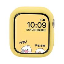 Capa Protetora De Silicone Macio Para Apple Watch Série 4 6 7 8 9 10, Proteção Bumper 40mm 41mm 42mm