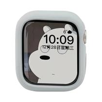 Capa Protetora De Silicone Macio Para Apple Watch Série 4 6 7 8 9 10, Proteção Bumper 40mm 41mm 42mm
