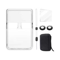 Capa Protetora De Silicone Macio Para Console Portátil Retro R36S Com Bolsa De Armazenamento E