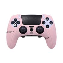 Capa Protetora De Silicone Macio Para Controle PS5 DualSense Edge Com Grips Para Os Botões