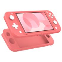 Capa protetora de silicone MoKo para Nintendo Switch Lite rosa