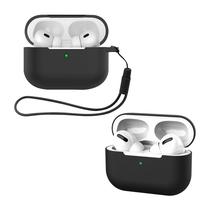 Capa Protetora de Silicone Nerdcase Compatível com AirPods Pro 3, Preta Capa Protetora de Silicone Nerdcase Compatível com AirPods Pro 3, Preta