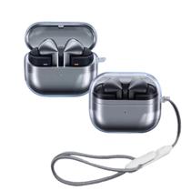 Capa Protetora de Silicone Nerdcase Compatível com Samsung Galaxy Buds 3, Buds 3 Pro, Buds3 Fe, Transparente