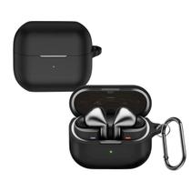 Capa Protetora de Silicone Nerdcase Compatível com Samsung Galaxy Buds 3, Buds Pro 3, Buds3 FE, Preto