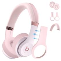 Capa protetora de silicone para fones de ouvido Beats Solo 4 - rosa