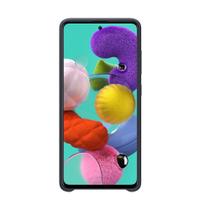 Capa Protetora De Silicone Samsung Galaxy A51 Preta