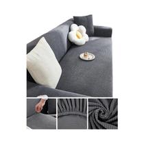 Capa Protetora De Sofá Em Jacquard De Fleece Polar Para Sala De Estar, Para Sofás De 1, 2, 3, 4 E 5