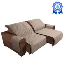 Capa protetora de sofá Impermeável retrátil 2,20m x 2,40m 2 partes