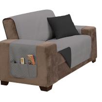 Capa Protetora de Sofá Padrão 2 Lugares Impermeável Dupla Face Capa Protetora de Sofá Padrão 2 Lugares Impermeável Dupla Face