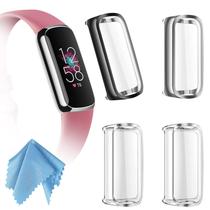 Capa protetora de tela, pacote com 4 unidades para Fitbit Luxe Fintie