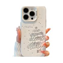 Capa Protetora De Tela Para iPhone 14 pro Max Com Árvore De Natal, Capa À Prova De Choque