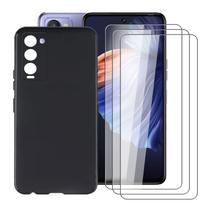 Capa protetora de telefone+vidro temperado para Tecno Camon 18P