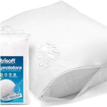 Capa protetora de travesseiro trisoft percal 200 fios