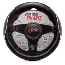 Capa Protetora de Volante material sintético Sportline Preto com Branco Universal