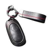 Capa Protetora Durável De Liga De Zinco Para Chave Remota De Carro Geely Geome Xingyuan Geometry Com