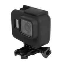 Capa Protetora Em Silicone Para Câmeras GoPro Hero 5, 6, 7 Black - Preto
