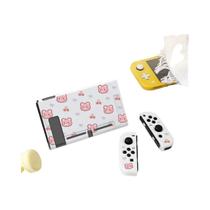 Capa Protetora Fina De TPU Macio Cherry Bear Para Console Nintendo Switch OLED Acessório De Jogo NS