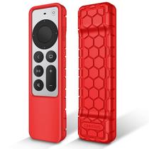 Capa protetora FINTIE para Apple TV Siri Remote 2021 2022 vermelha Capa protetora FINTIE para Apple TV Siri Remote 2021 2022 vermelha