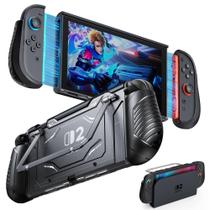 Capa Protetora FYOUNG para Switch 2 com Dock Militar Capa Protetora FYOUNG para Switch 2 com Dock Militar