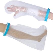 Capa Protetora Gesso Curativos Banho Kit Luva Bota Pos Cirurgico Protetor de Feridas Lesao Impermeavel Cicatrizacao