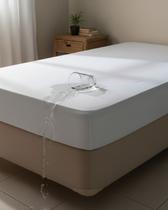 Capa Protetora Impermeável para Colchão Solteiro Sultan com Elástico e Tecido Repelente a Líquidos