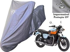 Capa Protetora Impermeável Para Moto Triumph Bonneville T100