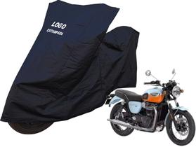 Capa Protetora Impermeável Para Moto Triumph Bonneville T100 Capa Protetora Impermeável Para Moto Triumph Bonneville T100