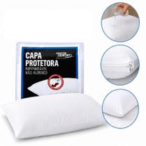 Capa Protetora Impermeável Travesseiro 70x50CM Antialérgica com Zíper Yeet