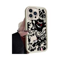 Capa Protetora Macia E Antichoque Com Estampa Do Pokemon Gengar Para iPhone 16 16E 15 14 13 12 11
