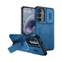 Capa Protetora Magnética Antichoque Com Suporte Para Câmera Samsung S26 S25 S24 plus S25FE S23 Ultra