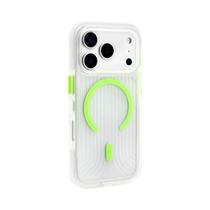 Capa Protetora Magnética Transparente Anti-Queda Para iPhone 17 pro Max 16 15 14 plus 13 Grau