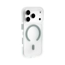 Capa Protetora Magnética Transparente Anti-Queda Para iPhone 17 pro Max 16 15 14 plus 13 Grau