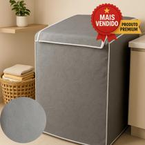 Capa Protetora Máquina Lavar Roupas Impermeável Zíper Premium Brastemp Consul Electrolux Colormaq