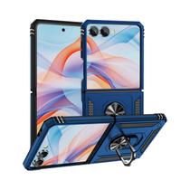 Capa Protetora Militar Antichoque Com Suporte De Anel Para Samsung Galaxy Z Flip 7 FE 6 5 4 3
