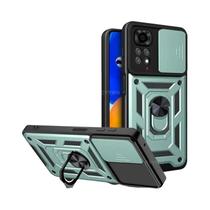 Capa Protetora Militar Com Lente Deslizante Para Câmera Xiaomi Redmi Note 11 12 13 14 pro plus 11s