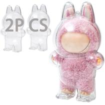 Capa protetora Moriero para boneca LABUBU com chaveiro, 2 peças Capa protetora Moriero para boneca LABUBU com chaveiro, 2 peças