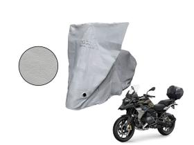 Capa Protetora Moto BMW GS 1200 ADV com Baú/ Bauleto Cinza