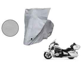 Capa Protetora Moto BMW R18 com Baú/ Bauleto Cinza Capa Protetora Moto BMW R18 com Baú/ Bauleto Cinza