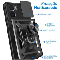 Capa Protetora Moto E22/E22i - Resistente Militar - Preto