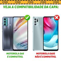 Capa Protetora Moto G60 - Resistente Antichoque - Preto