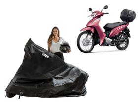 Capa Protetora Moto Honda Biz com Baú /Bauleto