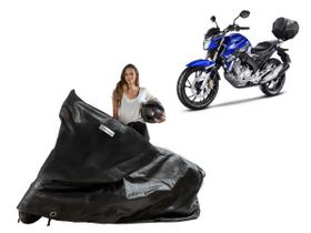Capa Protetora Moto Honda CB Twister 250 com Baú /Bauleto Capa Protetora Moto Honda CB Twister 250 com Baú /Bauleto