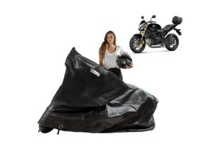 Capa Protetora Moto Honda Hornet 600/750 com Baú Capa Protetora Moto Honda Hornet 600/750 com Baú