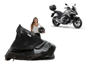 Capa Protetora Moto Honda NC 700 750X com Baú Capa Protetora Moto Honda NC 700 750X com Baú