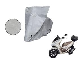 Capa Protetora Moto Honda PCX 150/ 160 Com Baú Cinza