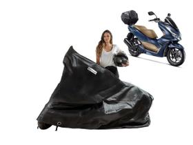 Capa Protetora Moto Honda PCX 150/ 160 com Baú
