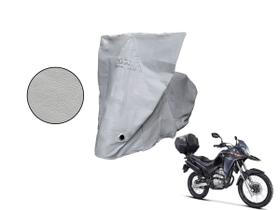 Capa Protetora Moto Honda XRE 300 com Baú / Bauleto - Cinza